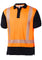 DANEUNDER Hi Vis Polo Segmented Orange Navy