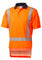 Font view of Daneunder TTMC Short Sleeve Hi Vis Cotton Back Polo Shirt